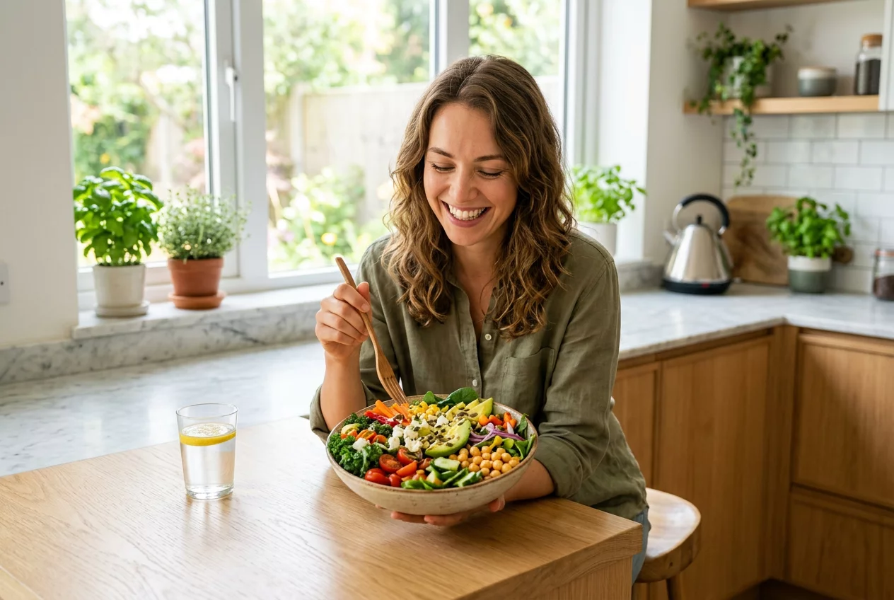 Alimentación consciente y felicidad